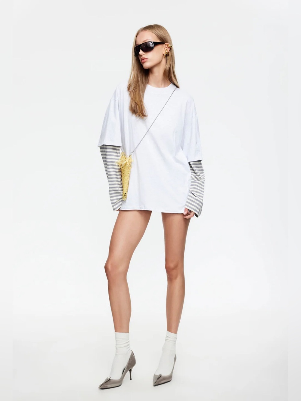 Lioness Bottega Shirt | ash stripe A5